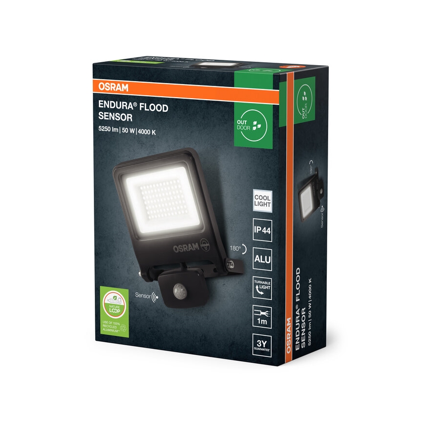 Osram - LED Reflektor se senzorem ENDURA LED/50W/230V 4000K IP44