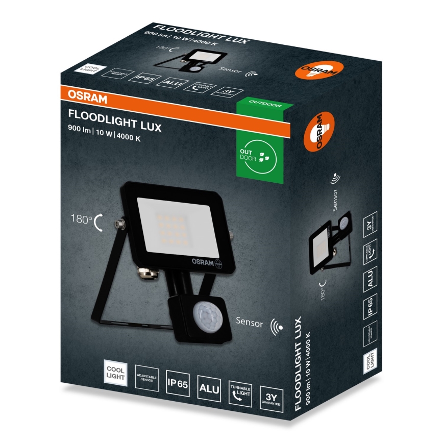 Osram - LED Reflektor se senzorem FLOODLIGHT LED/10W/230V 4000K IP65