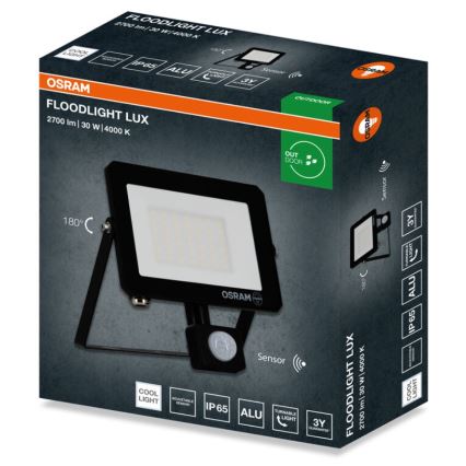 Osram - LED Reflektor se senzorem FLOODLIGHT LED/30W/230V 4000K IP65