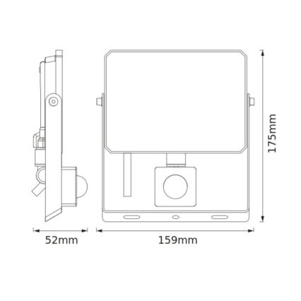 Osram - LED Reflektor se senzorem FLOODLIGHT LED/30W/230V 4000K IP65