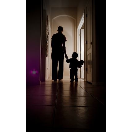 Osram - LED RGB Orientační svítidlo do zásuvky se senzorem LUNETTA LED/0,3W/230V