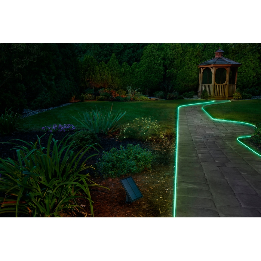 Osram - LED RGBW Stmívatelný solární pásek FLEX MAGIC 3m LED/1,2W/3,7V 2000 mAh IP44 + dálkové ovládání
