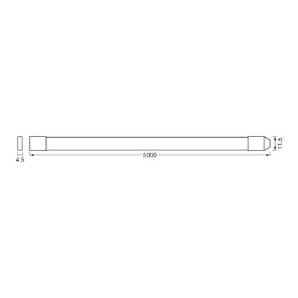 Osram - LED RGBW Stmívatelný venkovní pásek SMART+ FLEX 5m LED/14,5W/230V 2700-6500K IP44 Wi-Fi