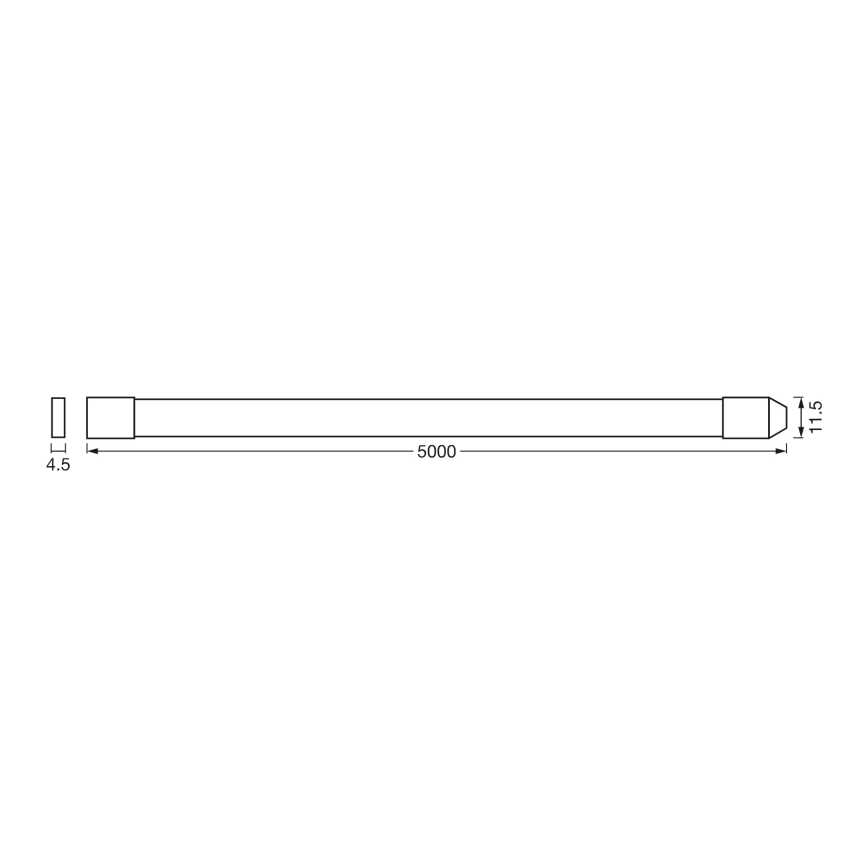 Osram - LED RGBW Stmívatelný venkovní pásek SMART+ FLEX 5m LED/14,5W/230V 2700-6500K IP44 Wi-Fi