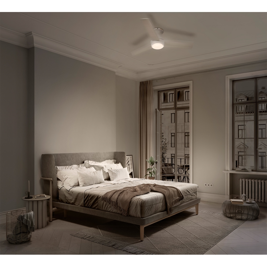 Osram - LED RGB Stmívatelný stropní ventilátor NORDES LED/18W/230V 3000-6500K + dálkové ovládání