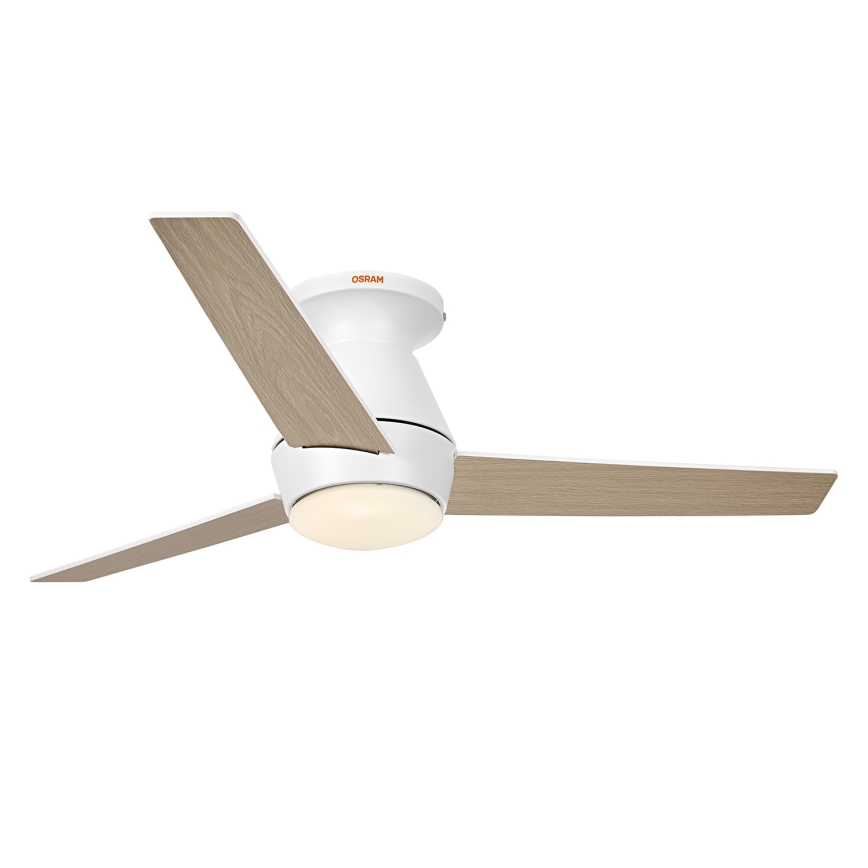 Osram - LED RGB Stmívatelný stropní ventilátor NORDES LED/18W/230V 3000-6500K + dálkové ovládání