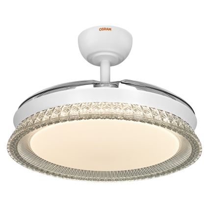 Osram - LED RGB Stmívatelné stropní svítidlo s ventilátorem CIERZO LED/35W/230V 3000-6500K + dálkové ovládání