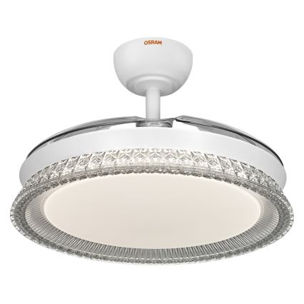 Osram - LED RGB Stmívatelné stropní svítidlo s ventilátorem CIERZO LED/35W/230V 3000-6500K + dálkové ovládání