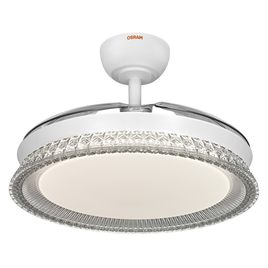 Osram - LED RGB Stmívatelné stropní svítidlo s ventilátorem CIERZO LED/35W/230V 3000-6500K + dálkové ovládání