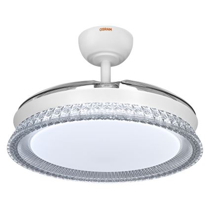Osram - LED RGB Stmívatelné stropní svítidlo s ventilátorem CIERZO LED/35W/230V 3000-6500K + dálkové ovládání