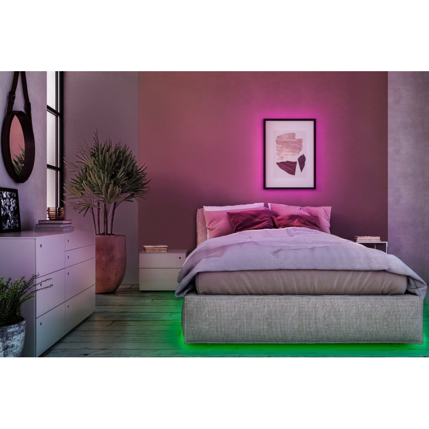 Osram - LED RGB Stmívatelný pásek FLEX BATTERY 5m LED/5W/4xAA + dálkové ovládání