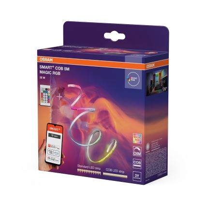 Osram - LED RGB Stmívatelný pásek SMART+ MAGIC 5m LED/35W/230V Wi-Fi + dálkové ovládání