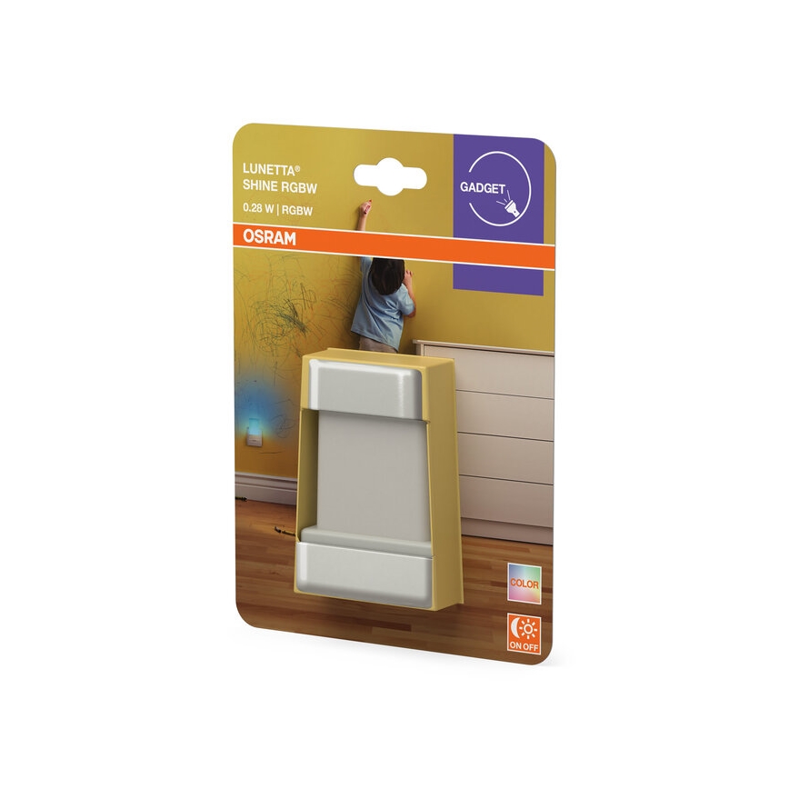 Osram - LED RGBW Noční světlo se senzorem LUNETTA LED/0,28W/230V