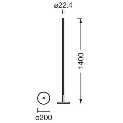 Osram - LED RGBW Stmívatelná stojací lampa SMART+ MAGIC LED/11,5W/230V 2700-6500K stříbrná Wi-Fi + dálkové ovládání