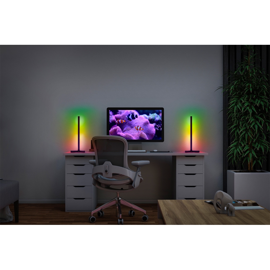 Osram - LED RGBW Stmívatelná stolní lampa SMART+ MAGIC LED/7,5W/230V 2700-6500K černá Wi-Fi + dálkové ovládání
