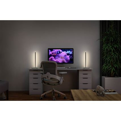 Osram - LED RGBW Stmívatelná stolní lampa SMART+ MAGIC LED/7,5W/230V 2700-6500K stříbrná Wi-Fi + dálkové ovládání