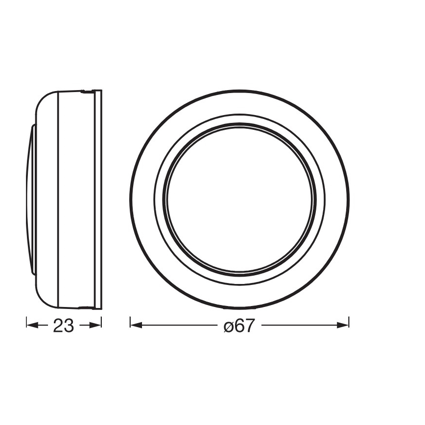 Osram - LED RGBW Stmívatelné dotykové orientační svítidlo SMART+ DOT-IT LED/0,5W/3,7V 300 mAh