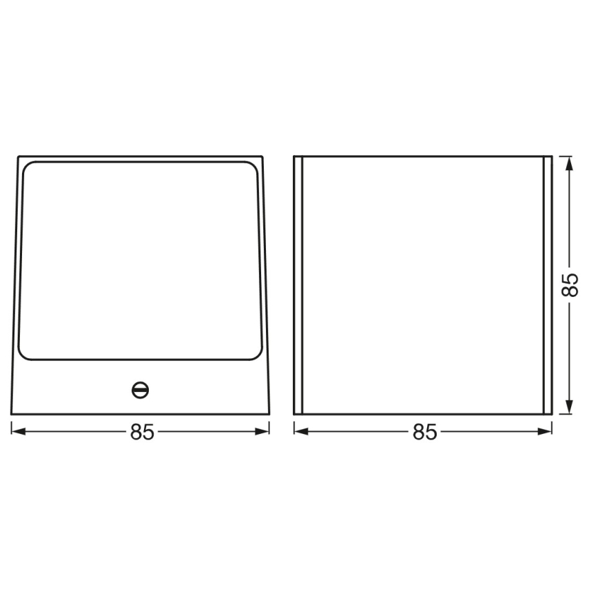 Osram - LED RGBW Stmívatelné venkovní nástěnné svítidlo SMART+ BRICK LED/14W/230V IP44 Wi-Fi