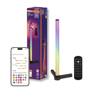 Osram - LED RGBW Stmívatelná stolní lampa SMART+ MAGIC LED/7,5W/230V 2700-6500K černá Wi-Fi + dálkové ovládání