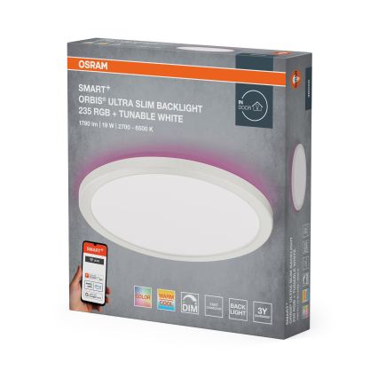 Osram - LED RGBW Stmívatelné stropní svítidlo SMART+ ORBIS LED/19W/230V pr. 23,5 cm 2700-6500K Wi-Fi