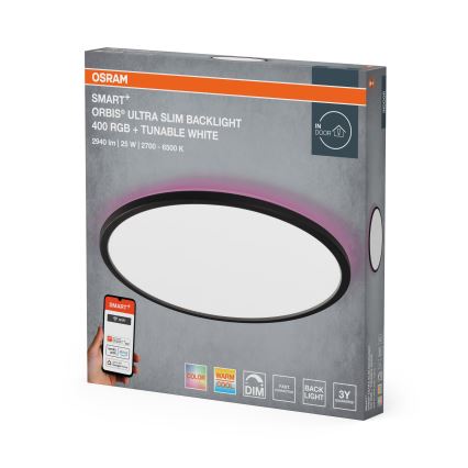 Osram - LED RGBW Stmívatelné stropní svítidlo SMART+ ORBIS LED/25W/230V pr. 40 cm 2700-6500K Wi-Fi