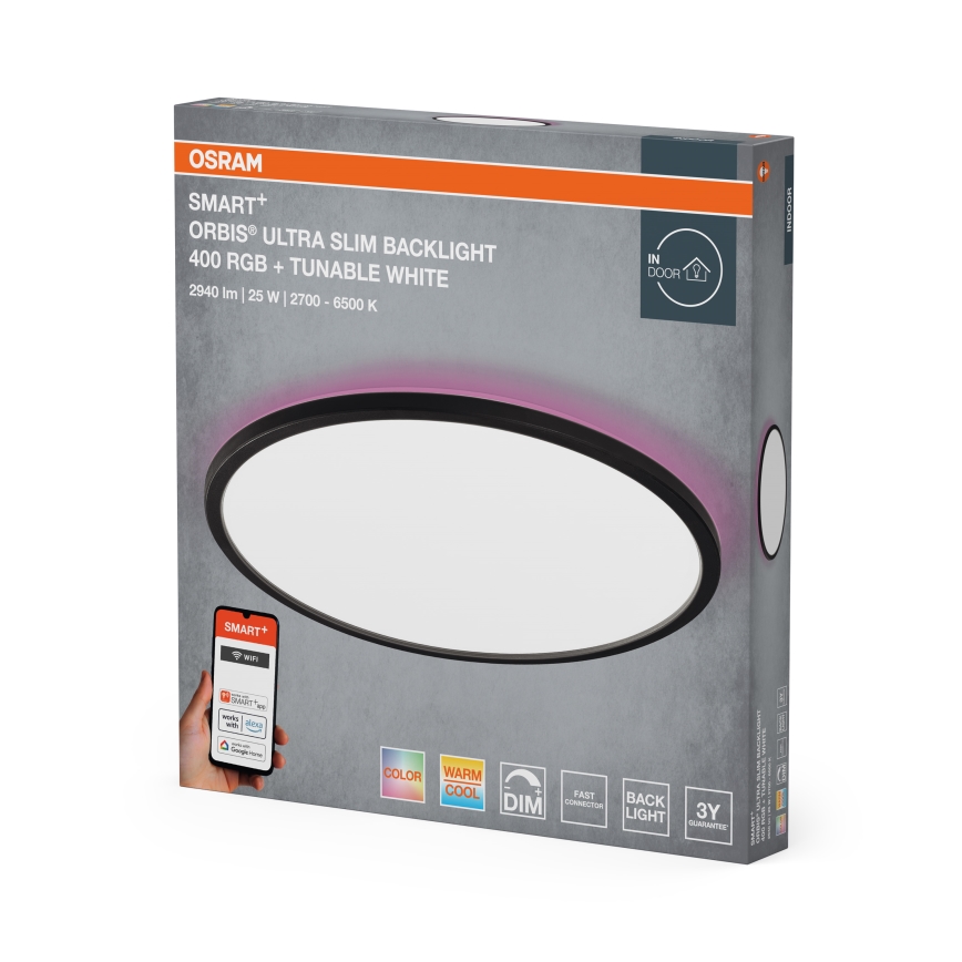 Osram - LED RGBW Stmívatelné stropní svítidlo SMART+ ORBIS LED/25W/230V pr. 40 cm 2700-6500K Wi-Fi