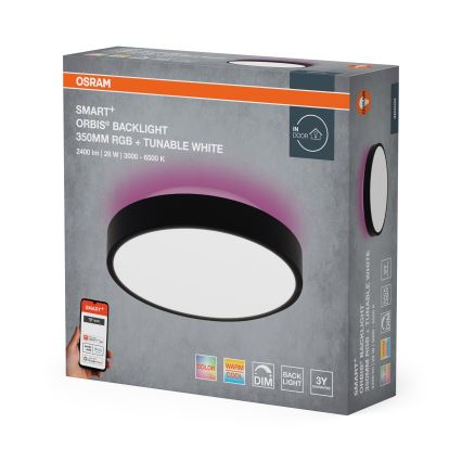 Osram - LED RGBW Stmívatelné stropní svítidlo SMART+ ORBIS LED/28W/230V pr. 35 cm 2700-6500K Wi-Fi