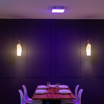 Osram - LED RGBW Stmívatelné stropní svítidlo SMART+ PLANON LED/20W/230V 30x30 cm