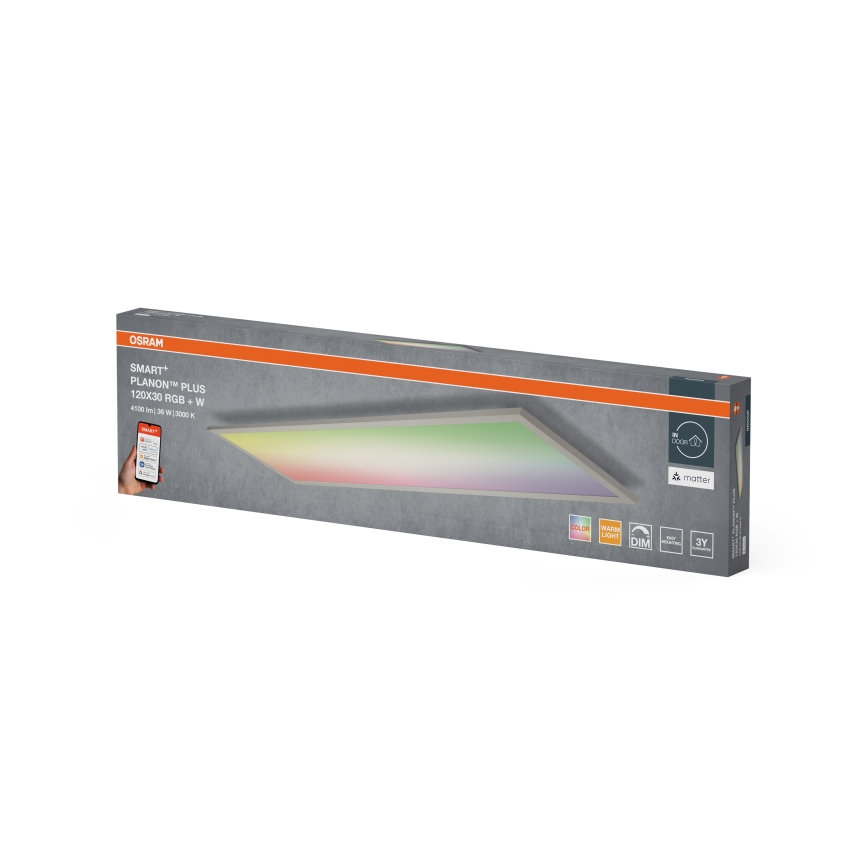 Osram - LED RGBW Stmívatelné stropní svítidlo SMART+ PLANON LED/36W/230V 120x30 cm Wi-Fi