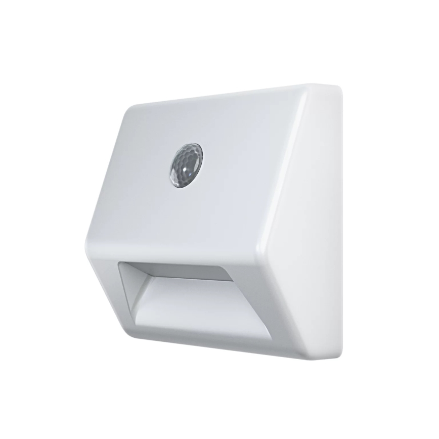 Osram - LED Schodišťové svítidlo se senzorem NIGHTLUX LED/0,25W/3xAAA IP54 bílá