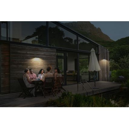 Osram - LED Solární nástěnné svítidlo se senzorem ENDURA STYLE LED/12,4W/4,2V 2000 mAh IP54 antracit