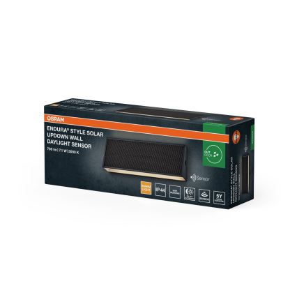 Osram - LED Stmívatelné solární nástěnné svítidlo ENDURA STYLE LED/7,1W/4,2V 2000 mAh IP44 antracit