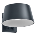 Osram - LED Solární nástěnné svítidlo se senzorem ENDURA STYLE LED/10,1W/4,2V 2000 mAh IP54 antracit