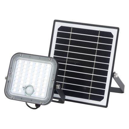 Osram - LED Stmívatelný solární reflektor se senzorem ENDURA LED/10W/4,2V 4000K IP65 černá + dálkové ovládání