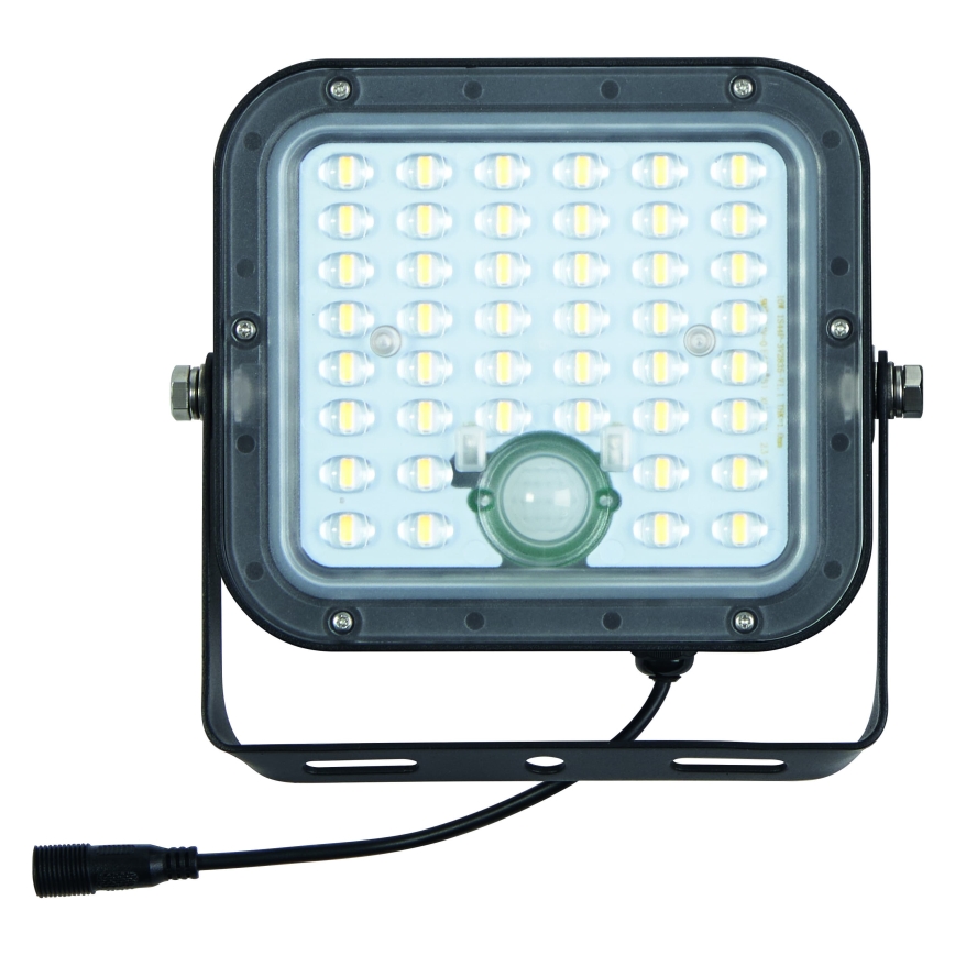 Osram - LED Stmívatelný solární reflektor se senzorem ENDURA LED/10W/4,2V 4000K IP65 černá + dálkové ovládání