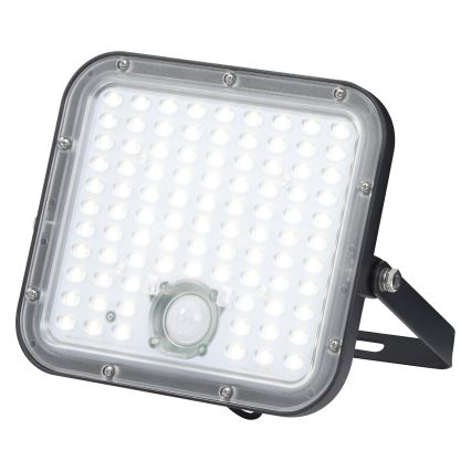 Osram - LED Stmívatelný solární reflektor se senzorem ENDURA LED/30W/6,4V 4000K IP65 černá + dálkové ovládání