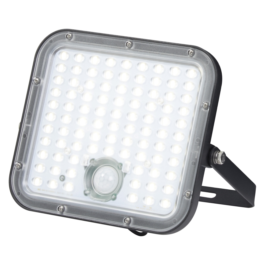 Osram - LED Stmívatelný solární reflektor se senzorem ENDURA LED/30W/6,4V 4000K IP65 černá + dálkové ovládání