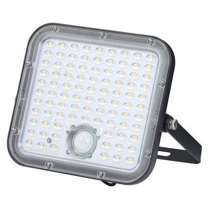 Osram - LED Stmívatelný solární reflektor se senzorem ENDURA LED/30W/6,4V 4000K IP65 černá + dálkové ovládání
