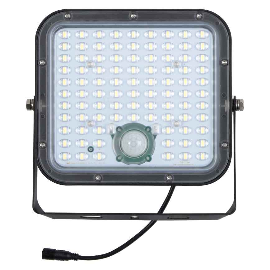Osram - LED Stmívatelný solární reflektor se senzorem ENDURA LED/30W/6,4V 4000K IP65 černá + dálkové ovládání