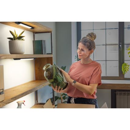 Osram - LED Stmívatelné podlinkové svítidlo se senzorem pohybu LINEAR EDGE LED/4W/230V 3000/4000/6500K 30 cm černá