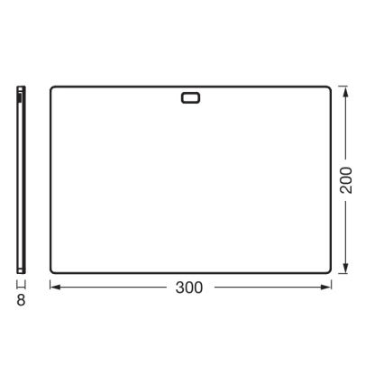 Osram - LED Stmívatelné podlinkové svítidlo se senzorem pohybu UNDERCABINET LED/7,5W/230V 3000/4000/6500K 20x30 cm bílá