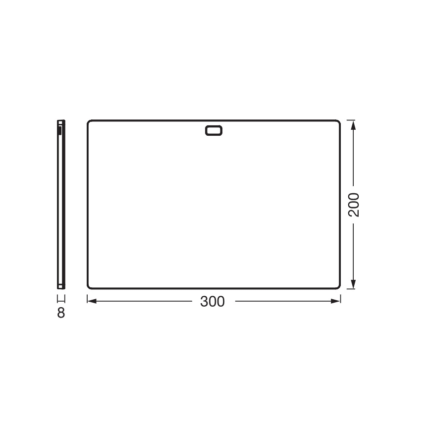 Osram - LED Stmívatelné podlinkové svítidlo se senzorem pohybu UNDERCABINET LED/7,5W/230V 3000/4000/6500K 20x30 cm bílá