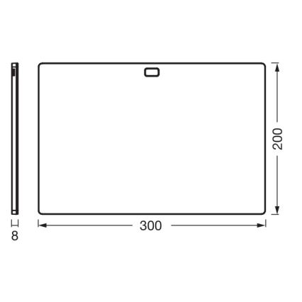 Osram - LED Stmívatelné podlinkové svítidlo se senzorem pohybu UNDERCABINET LED/7,5W/230V 3000/4000/6500K 20x30 cm černá