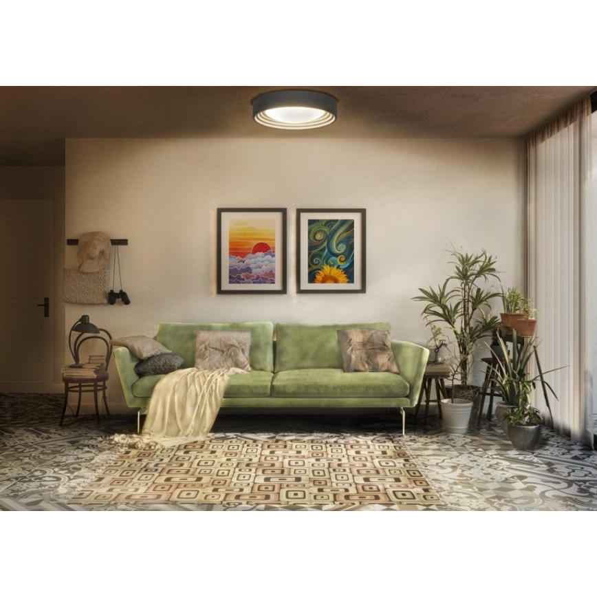 Osram - LED Stmívatelné stropní svítidlo ORBIS CONCRETE LED/24,5W/230V pr. 50 cm šedá/beton