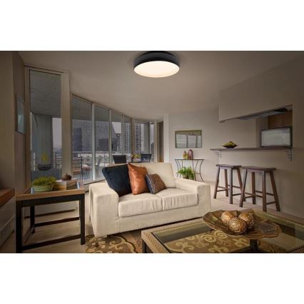 Osram - LED Stmívatelné stropní svítidlo ORBIS LIVIA LED/36W/230V pr. 52 cm černá/bílá