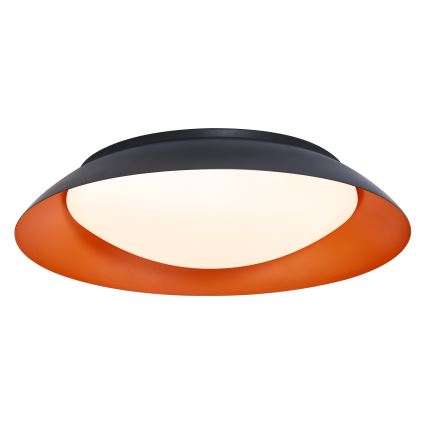 Osram - LED Stmívatelné stropní svítidlo ORBIS PLATE LED/45W/230V pr. 48 cm oranžová/černá