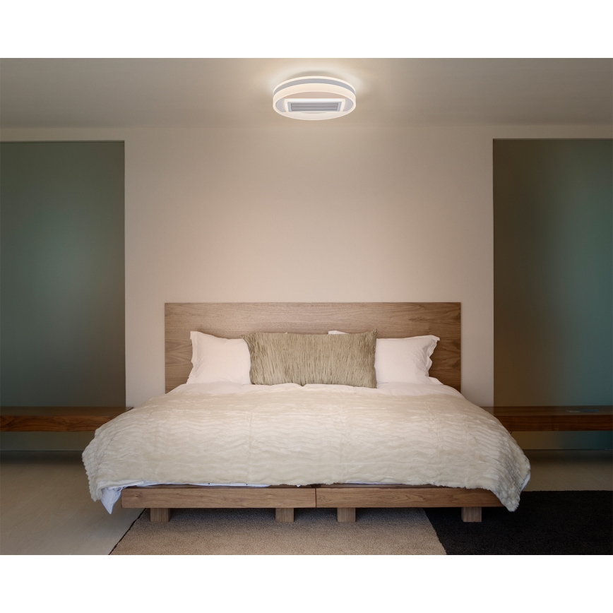 Osram - LED Stmívatelné stropní svítidlo s ventilátorem CEILING FAN LED/55W/230V 3000-6500K bílá + dálkové ovládání