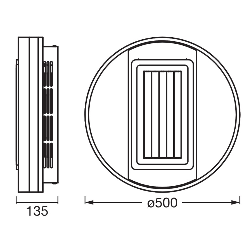 Osram - LED Stmívatelné stropní svítidlo s ventilátorem CEILING FAN LED/55W/230V 3000-6500K bílá + dálkové ovládání