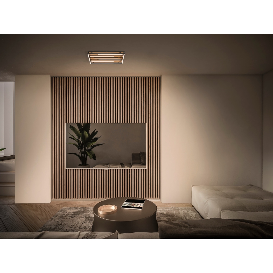Osram - LED Stmívatelné stropní svítidlo ORBIS ACOUSTIC LED/30W/230V 51x31 cm borovice