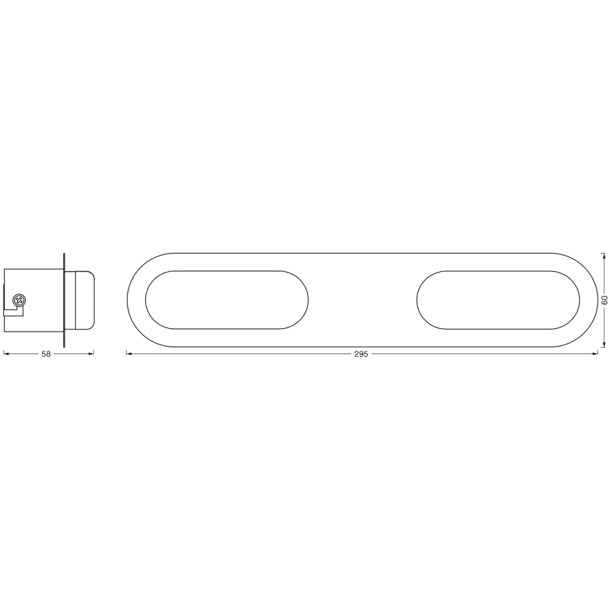 Osram - LED Stmívatelné koupelnové nástěnné svítidlo SMART+ DUPLO LED/15W/230V 3000-6500K IP44 Wi-Fi